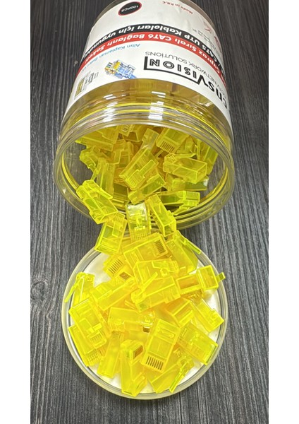 Cns- RJ45 Delikli Çapraz Sıralı Cat6 Bağlantı Soketi (100'LÜ Kutu) modelleri