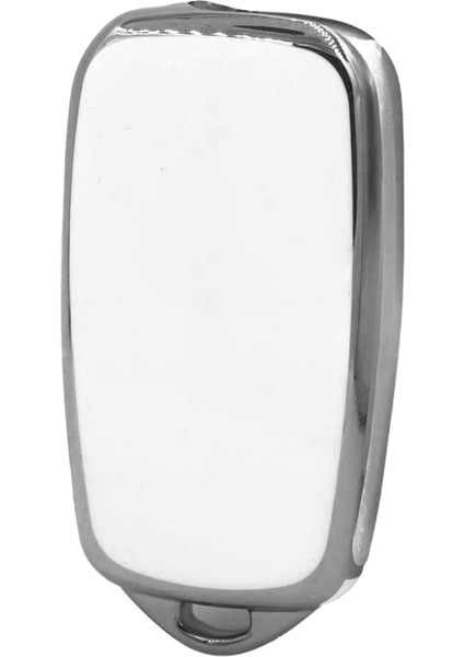 Fiat Boxer Ducato Fiorino Linea Jumper Boxer 3 Buton Sustalı Nano Anahtar Kılıfı Beyaz-Gümüş fırsatları