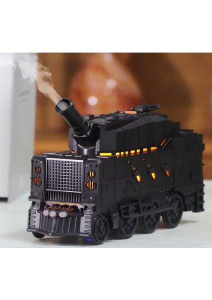 Yeni Nesil Tank Hava Nemlendirici - 250ML Kumandalı Işıklı Buhar Makinesi Aroma Difüzörü