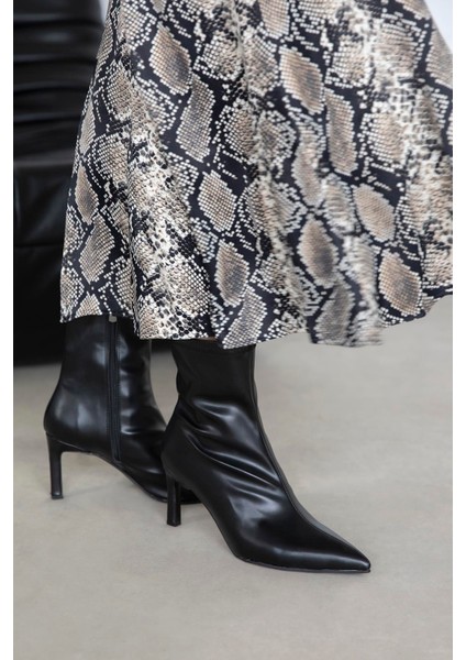 Erıca Kadın Streç Deri Bot Siyah modelleri