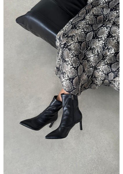 Erıca Kadın Streç Deri Bot Siyah fırsatları