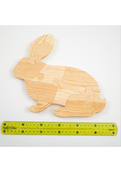Ahşap Puzzle Hobi Boyama Serisi Tavşan, Doğal ve Renkli Eğlence Seti indirimleri