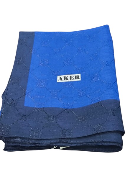 Koza Şal 1050800-924 Saks Lacivert