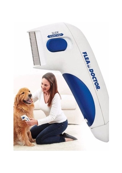 Flea Doctor Kedi ve Köpekler Için Pilli Pire Tarağı