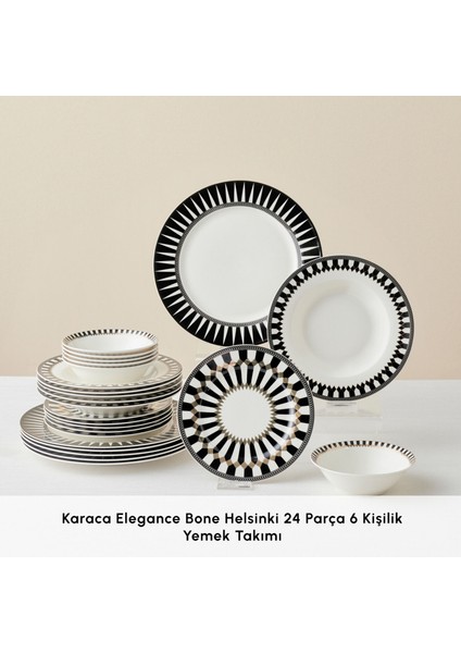 Elegance Bone Helsinki 24 Parça 6 Kişilik Yemek Takımı modelleri