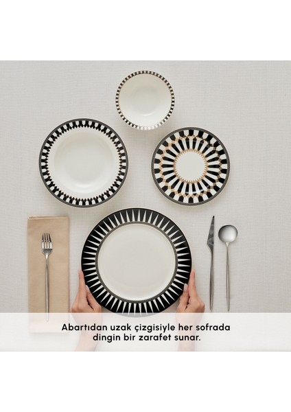 Elegance Bone Helsinki 24 Parça 6 Kişilik Yemek Takımı fırsatları