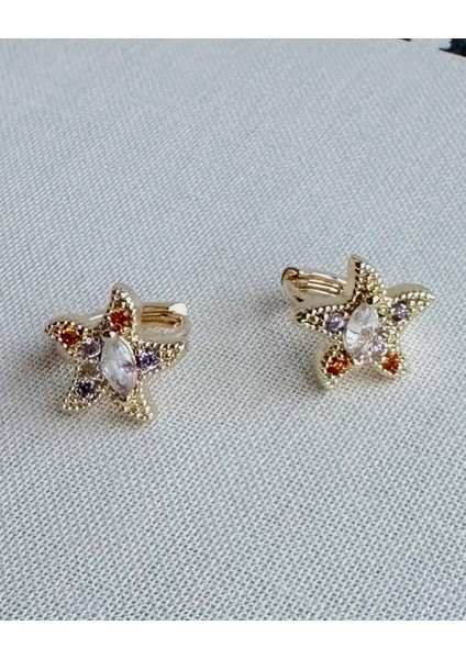 MİNİ TAŞLI YILDIZ KÜPE