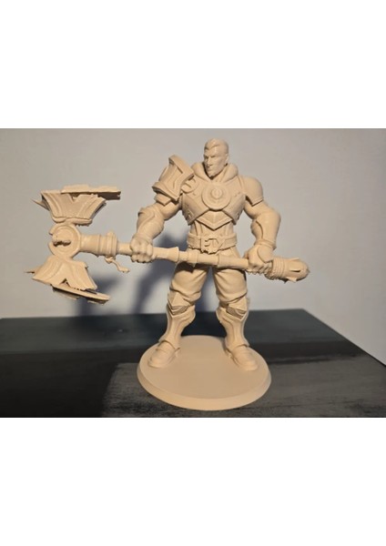 CRAFTSY3D Jayce Çekiçli Kahraman Figür – 3D Baskı Dekoratif Koleksiyon Ürünü