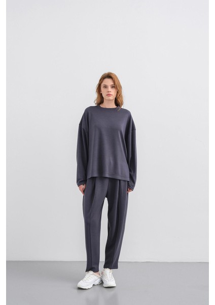 Füme Kadın Yumuşak Dokulu Premium Modal Kumaş Alt-Üst Takım