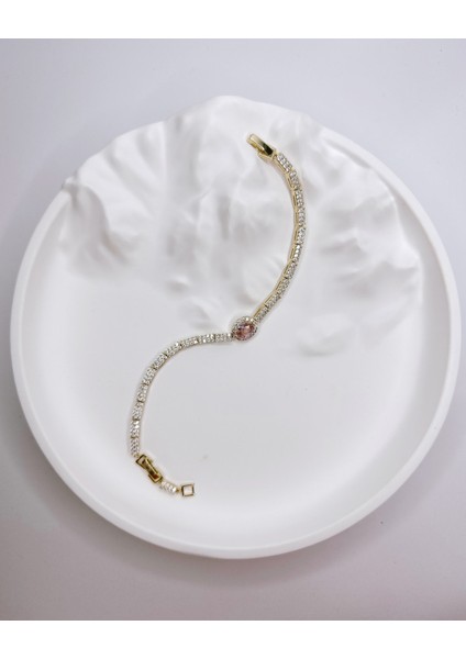 PEMBE BAGET SU YOLU BİLEKLİK modelleri