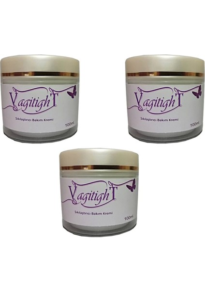 Vagitight Kadınlara Özel Genital Bölge Şekillendirici Krem 100 ml x 3 Adet