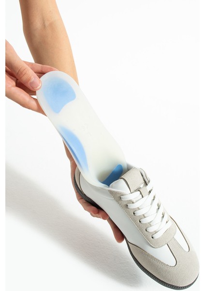 Ark Destekli Silikon Tabanlık Düz Taban & Topuk Dikenine Karşı Ortopedik Insole fiyatları