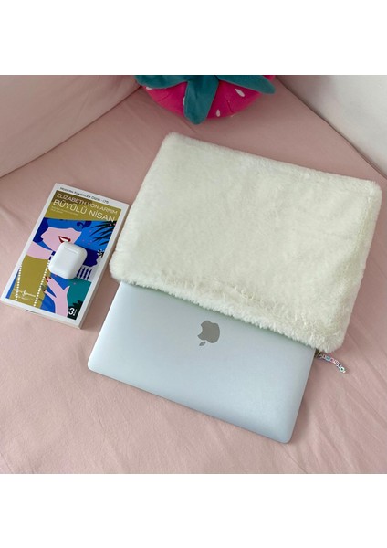 Peluş Kumaş Notebook & Tablet Çantası Kılıfı (Renk Seçenekli) (11 • 13 • 16 Inç Seçenekli)
