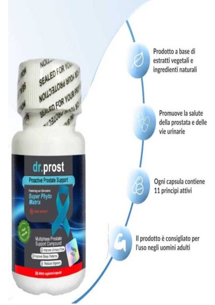 Dr.prost Erkeklere Özel Destekleyici 30'lu x 2 Adet modelleri