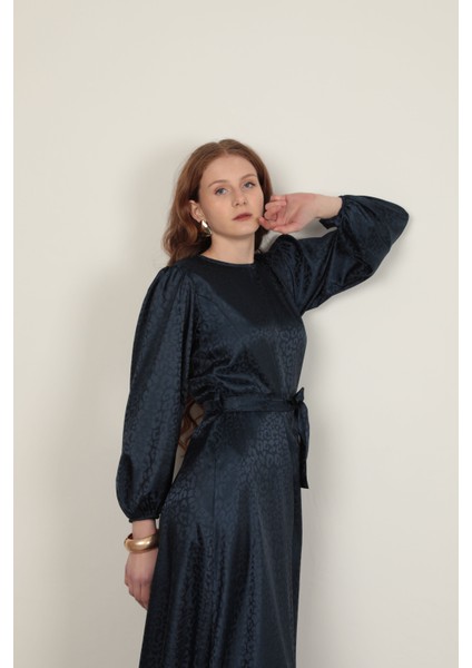 Leopar Jakarlı Elbise modelleri