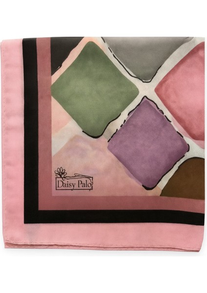 Renkli Geometrik Desenli Eşarp fiyatları