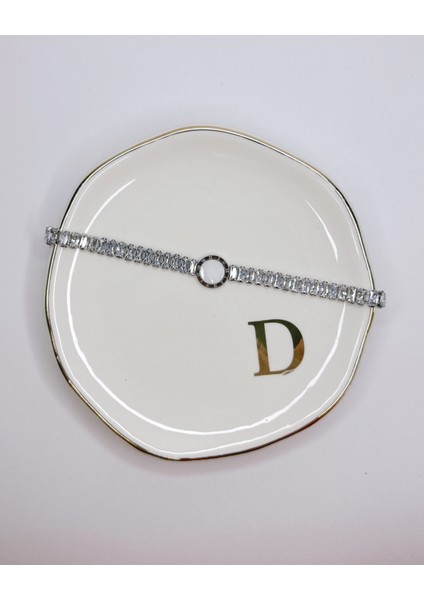 SİLVER ROMA HARF ÇELİK BİLEKLİK fiyatları