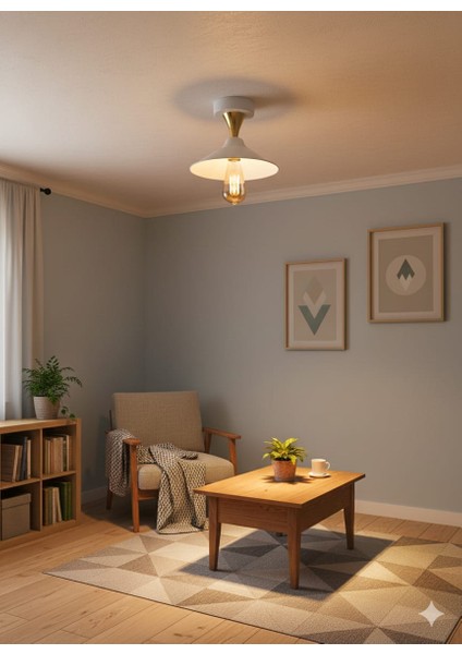 Olivya Tekli Plafonyer Avize