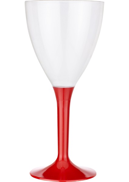 Sert Plastik Kırmızı Kadeh 10 Lu