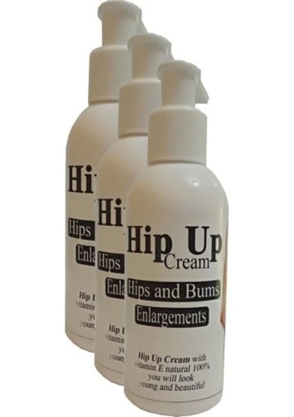 Süper Hip Up Hip Enlargement Cream Kalça Kaldırma , Vücut Kremi 120 ml 3 Adet