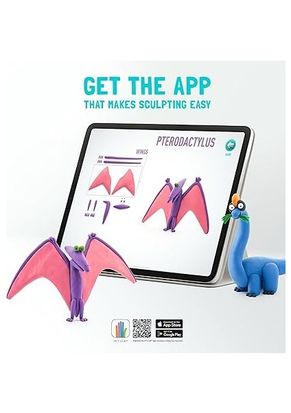 Clay Dinozorlar Seti - Çocuklar Için Hava ile Kuruyan ve Şekil Alan Kil - 15 Kutu Kil Seti ve Şekillendirme Aletleri - 5-7 Yaş Çocuklar Için Dinozor Oyuncakları fırsatları