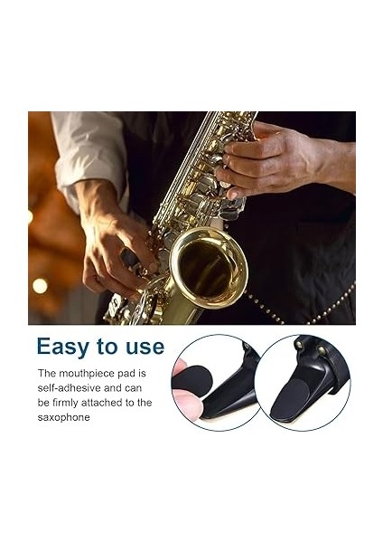 40 Adet Ağızlık Yastığı, Isırık Kauçuğu, Klarnet, 0,8 Mm, Eski Tenor Saksafon-Klarnet Ağızlık Yastığı, Isırık Plakası, Saksafon, Yeni Başlayanlar Için Saksafon ve Klarnet modelleri