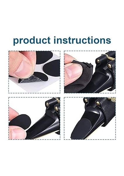 40 Adet Ağızlık Yastığı, Isırık Kauçuğu, Klarnet, 0,8 Mm, Eski Tenor Saksafon-Klarnet Ağızlık Yastığı, Isırık Plakası, Saksafon, Yeni Başlayanlar Için Saksafon ve Klarnet fırsatları