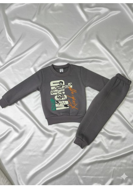 Erkek Çocuk Futbol Baskılı Eşofman Takımı