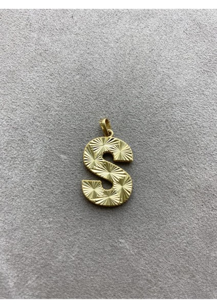 14 Ayar Kalemli Harf Kolye Ucu