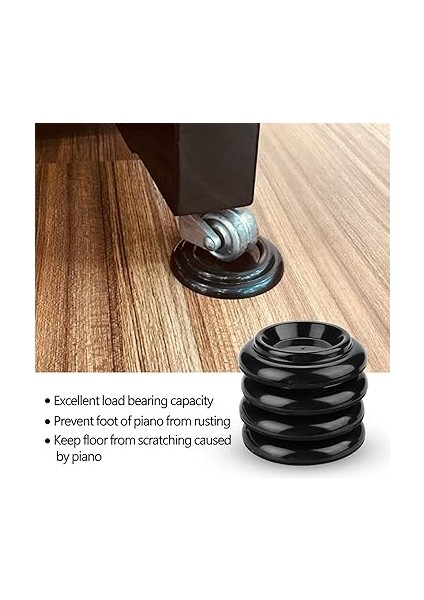 Pedleri, 4 Adet Piyano Pedleri Seti Piyano Ayakkabı Bacak Bardak Aksesuarları Dik Piyano Için fiyatları