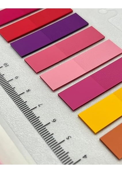 Gemi Dükkan 10 Renkli Cetvelli Romantic Şeffaf Pet Indeks/ındex Sticker/sticky Note/post-It fırsatları