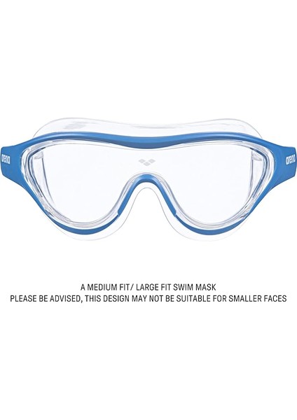 The One Mask Anti-Fog Schwimmmaske Für Erwachsene, Schwimmmaske Mit Großen Gläsern, Uv-Schutz, Selbstjustierender Nasensteg, Orbit-Proof Dichtungen fırsatları