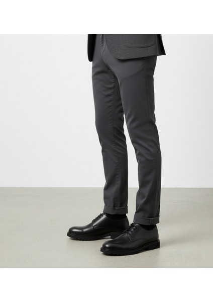 GR0457 Hakiki Deri 46 Numara Büyük Numara Yüksek Eva Taban Üst Kalite Ortopedik Spor Klasik Erkek Ayakkabı fırsatları