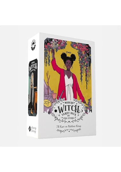 Modern Witch Tarot Takımı, 78 Kartlık Deste ve Rehber Kitap 2022, Lisa Sterle Ekorpmwt