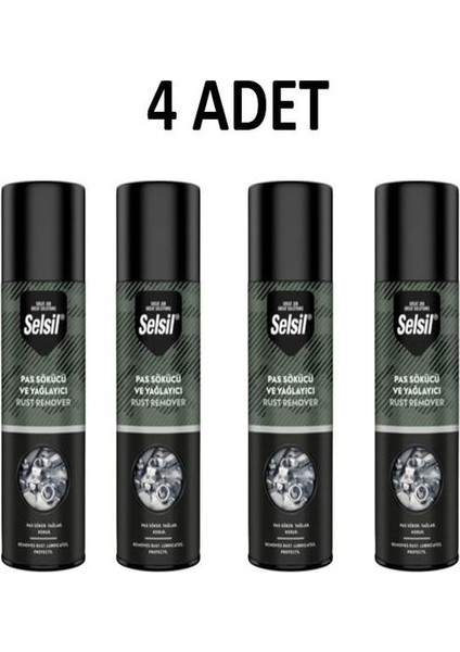 Pas Sökücü ve Yağlayıcı Sprey 400 ml 4 Adet