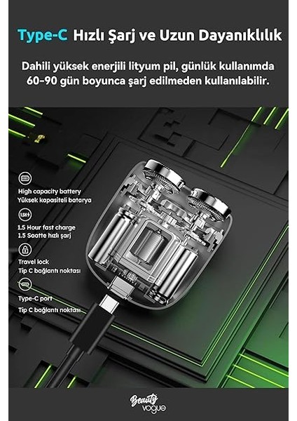 Shaver Traş Makinesi, Seyahat Tıraş Makinesi, Mini Tıraş Makinesi, Erkek, Elektrikli, Mini Tıraş Makinesi, Çift Kafalı Tıraş Makinesi, Erkekler Için Ideal Hediye, Yolculuk Için modelleri