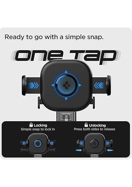 Air Vent Araç Içi Telefon Tutucu (Tüm Cihazlarla Uyumlu Araç Tutacağı) Onetap UTS12 - ACP05507 modelleri