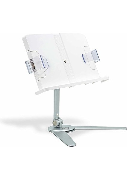 STD007 Okuma Açısı Ayarlı Koruma Kıskkaçlı Alüminyum&abs Kitap/tablet/dergi Standı Modern Rahle