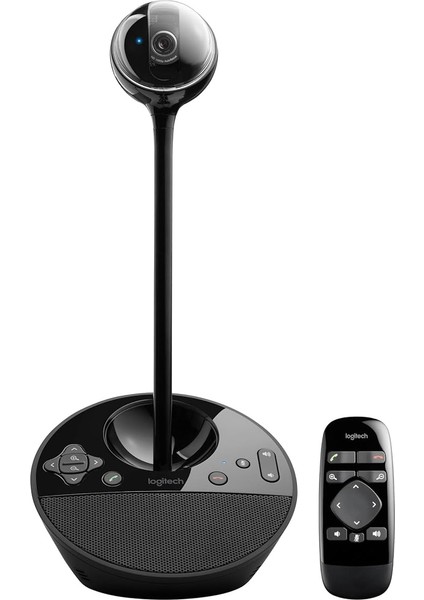 BCC950 Video Konferans Web Kamerası, Eller Serbest Konuşma Sistemi, Hd 1080P, 180°GÖRÜŞ Alanı, Geniş Bant Ses, Motorlu Kamera, Çok Yönlü Hoparlör, 1-4 Kişilik, Pc/mac Için, Siyah