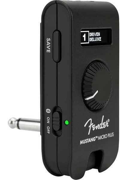 Mustang Micro Plus Kulaklık Amplifikatörü, Şarj Edilebilir Pil, Bluetooth Ses Akışı ve 50 Amper ve Efekt Modelleri, 2 Yıl Garantili