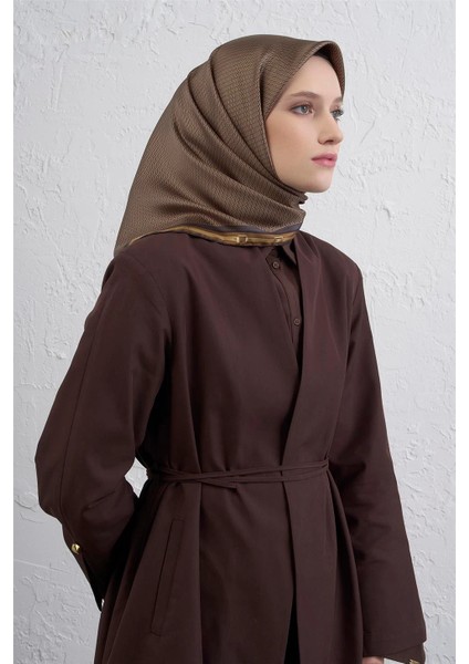 Soyut Desentwill Ipek Eşarp -2025/2026 -9401D 08