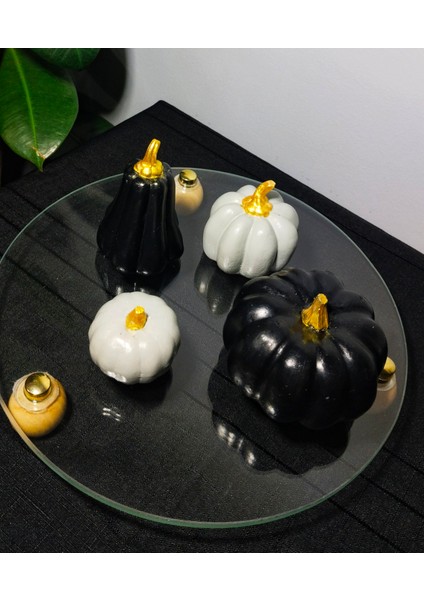 Dekoratif Siyah & Gri Kabak Seti – El Yapımı Şıklık fiyatları