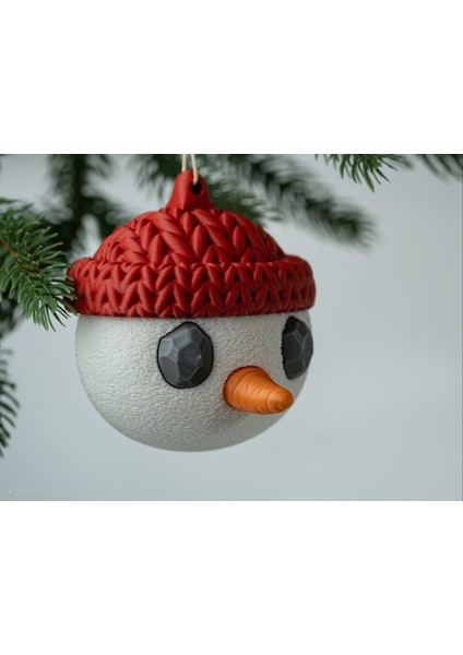 Kardan Adam Noel Ağacı Süsü - Yılbaşı Süsü - Yeni Yıl Dekoru