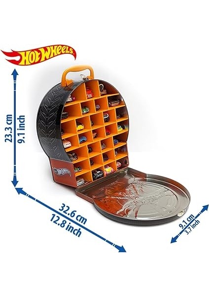 Wheels Araba Saklama Kutusu: 29 Araca Kadar Kolay Taşıma Saplı Artırılmış Araç Saklama Kutusu, Oyuncak Organizatörü modelleri