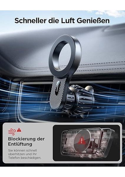 Room 2023 Telefon Tutucu Araba, [asla Engellemeden Zevk] Manyetik Telefon Araba Montajı, [askeri 20XN55 Mıknatıs] Iphone Için Hava Havalandırma Araba Telefon Tutucuları 15/14/13/12 fırsatları