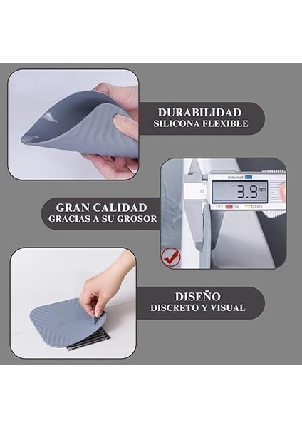 Koku ve Böcek Önleyici Gider Kapağı | Silikon Drenaj Tıkacı, Gider Koruyucu Tıpa | Banyo, Mutfak, Balkon, Lavabo Için Uyumlu Su Sızdırmaz Gider Tıkacı 15 * 15 cm Siyah modelleri