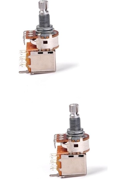 2 Adet Potansiyometre Lineer Potansiyometre Bourns Potansiyometre Hacmi Gitar V Gitar Tencere Gitar Tencere Çekme Potansiyometre ve Çekme Allık