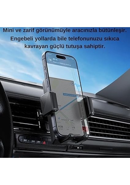 Mobile Airvent Havalandırma Girişli Araç Içi Telefon Tutucu, Klipsli Düşmez Titremez Telefon Tutucu fiyatları