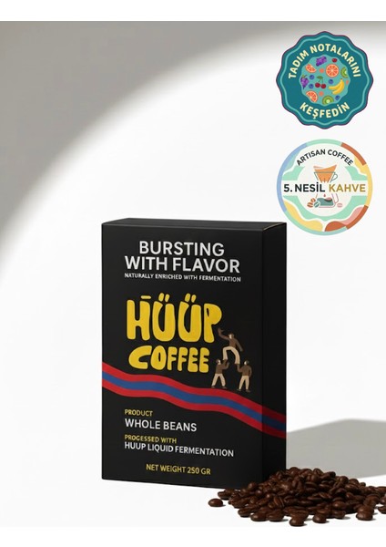 x Fermente Kahve - 5’li Deneme Paketi - Filtre Kahve (Çekirdek) - 250GR