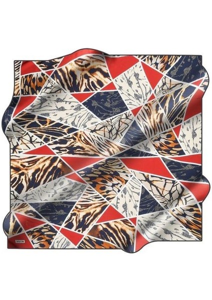 Tivil Ipek Eşarp 8548713 - 923 47531 Lacivert Leopar Desen